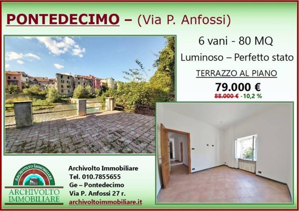 appartamento in vendita a Genova in zona Pontedecimo