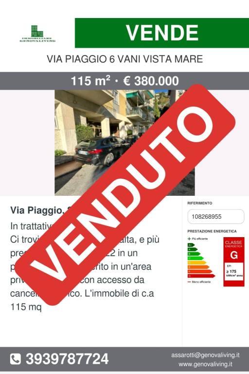 appartamento in vendita a Genova in zona Castelletto