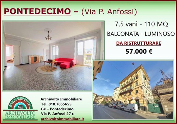 appartamento in vendita a Genova in zona Pontedecimo