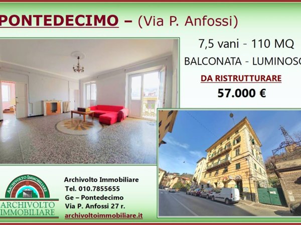 appartamento in vendita a Genova in zona Pontedecimo