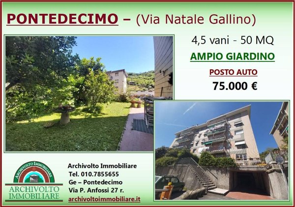 appartamento in vendita a Genova in zona Pontedecimo