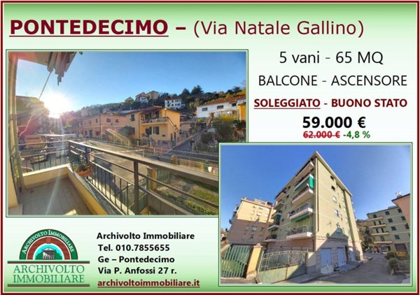 appartamento in vendita a Genova in zona Pontedecimo
