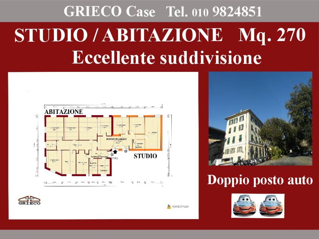 appartamento in vendita a Genova in zona Carignano