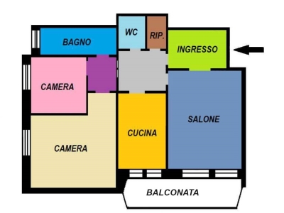 appartamento in vendita a Genova in zona Marassi