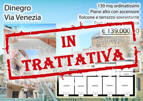 appartamento in vendita a Genova in zona DiNegro