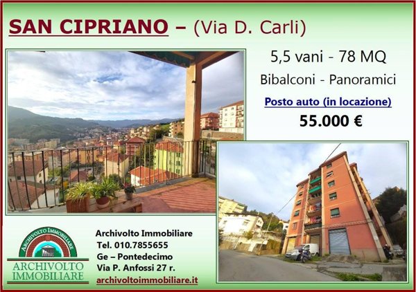 appartamento in vendita a Genova in zona Pontedecimo