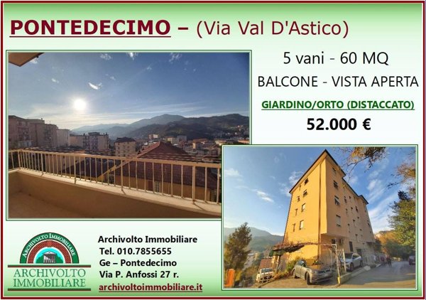 appartamento in vendita a Genova in zona Pontedecimo
