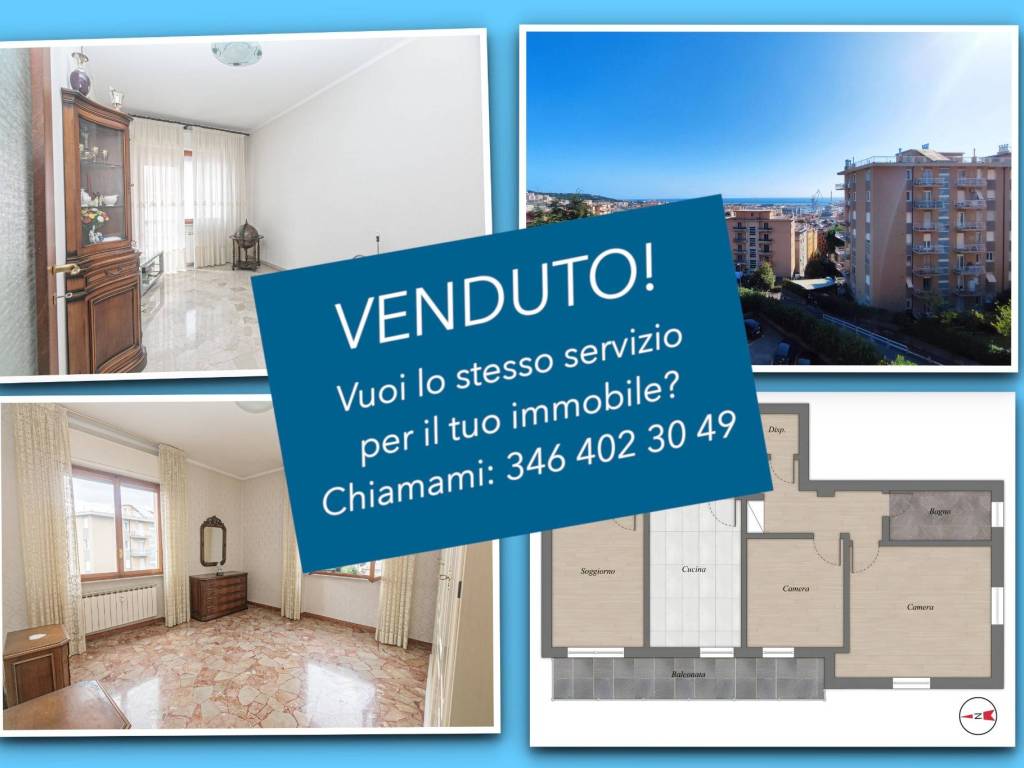 appartamento in vendita a Genova in zona Borzoli