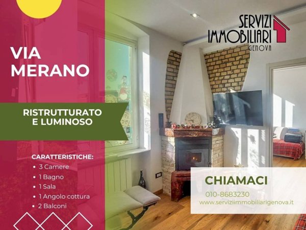 appartamento in vendita a Genova in zona Sestri Ponente