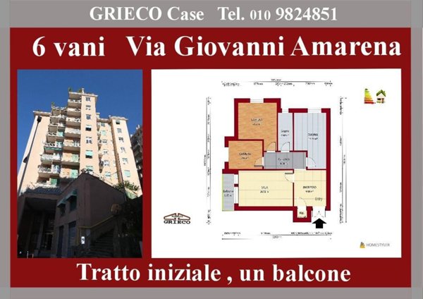 appartamento in vendita a Genova in zona San Fruttuoso