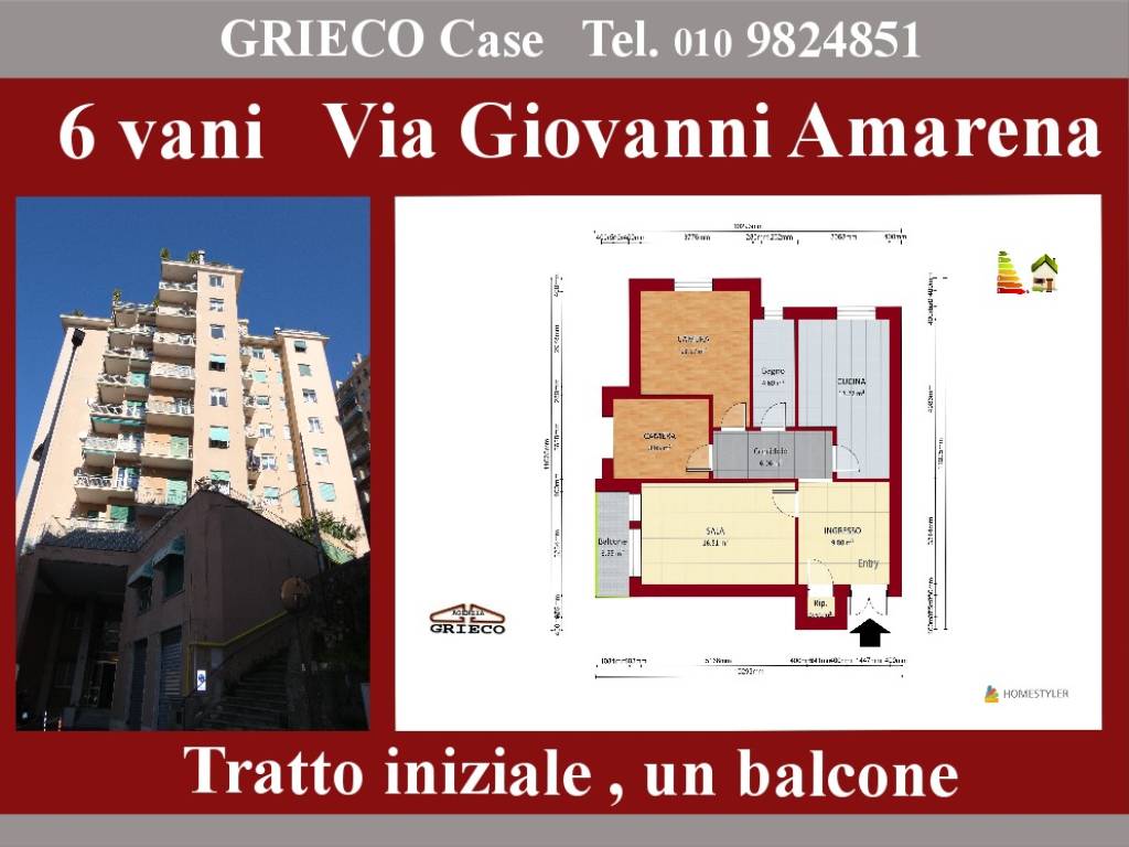 appartamento in vendita a Genova in zona San Fruttuoso