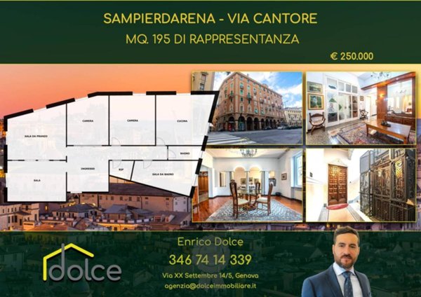 appartamento in vendita a Genova in zona Sampierdarena