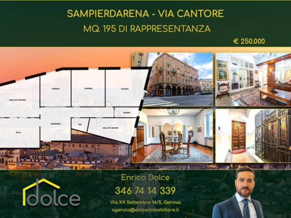 appartamento in vendita a Genova in zona Sampierdarena