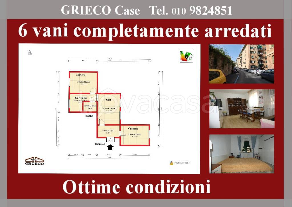 appartamento in vendita a Genova in zona Marassi