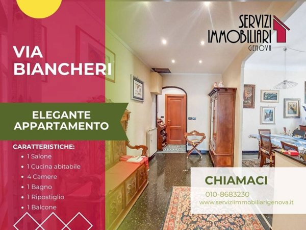 appartamento in vendita a Genova in zona Sestri Ponente