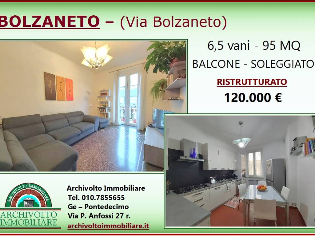 appartamento in vendita a Genova in zona Bolzaneto