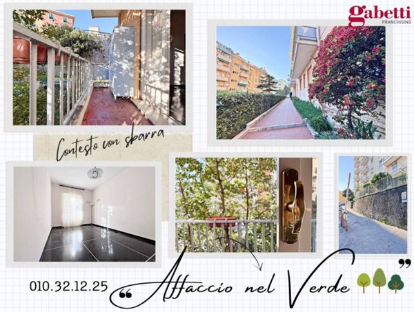 appartamento in vendita a Genova in zona Staglieno