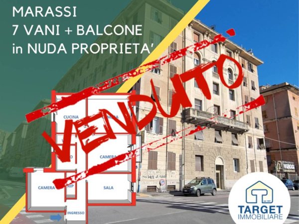 appartamento in vendita a Genova in zona Marassi