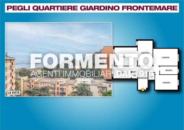 appartamento in vendita a Genova in zona Pegli