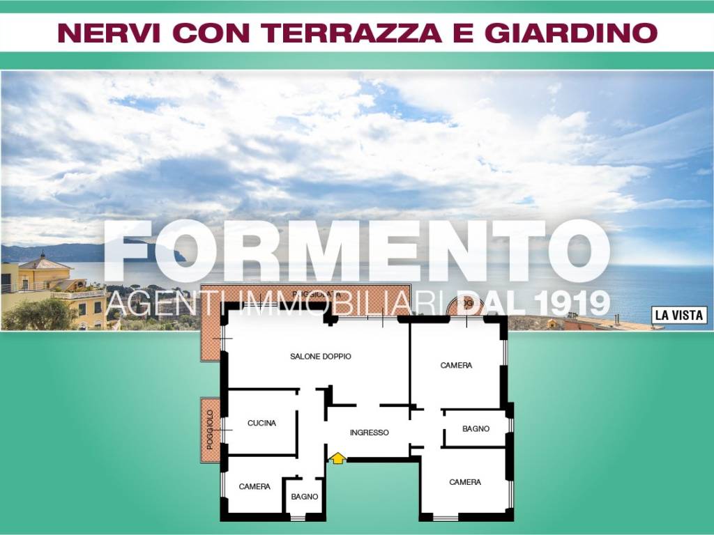 appartamento in vendita a Genova in zona Nervi