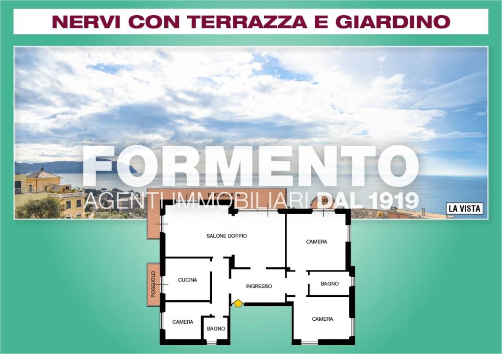 appartamento in vendita a Genova in zona Nervi