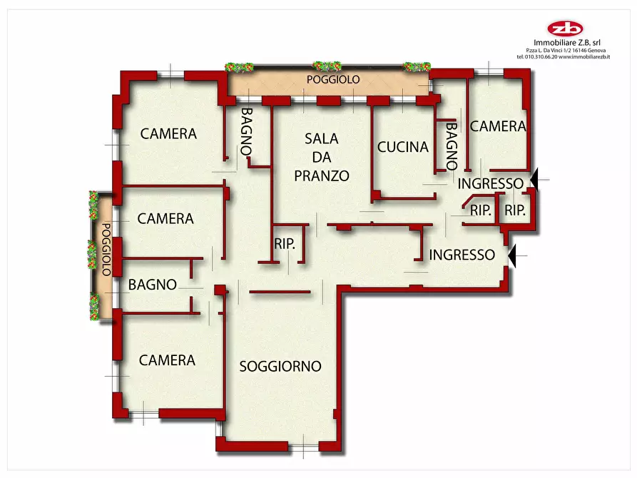 appartamento in vendita a Genova in zona Albaro