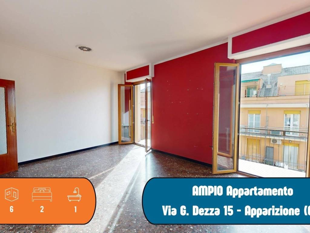 appartamento in vendita a Genova in zona Apparizione