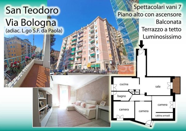 appartamento in vendita a Genova in zona San Teodoro
