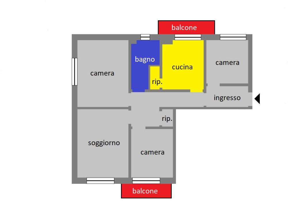 appartamento in vendita a Genova in zona Lagaccio / Granarolo