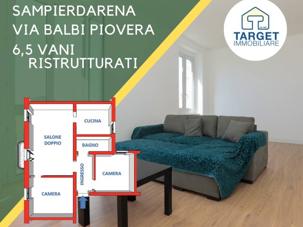 appartamento in vendita a Genova in zona Sottoripa / Maddalena / Molo