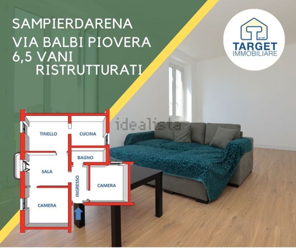 appartamento in vendita a Genova in zona Sottoripa / Maddalena / Molo