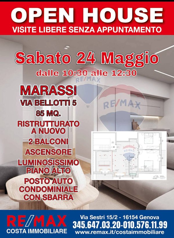 appartamento in vendita a Genova in zona Marassi