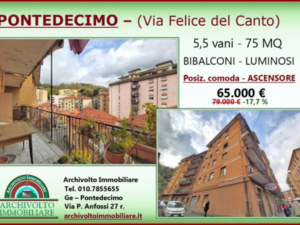 appartamento in vendita a Genova in zona Pontedecimo