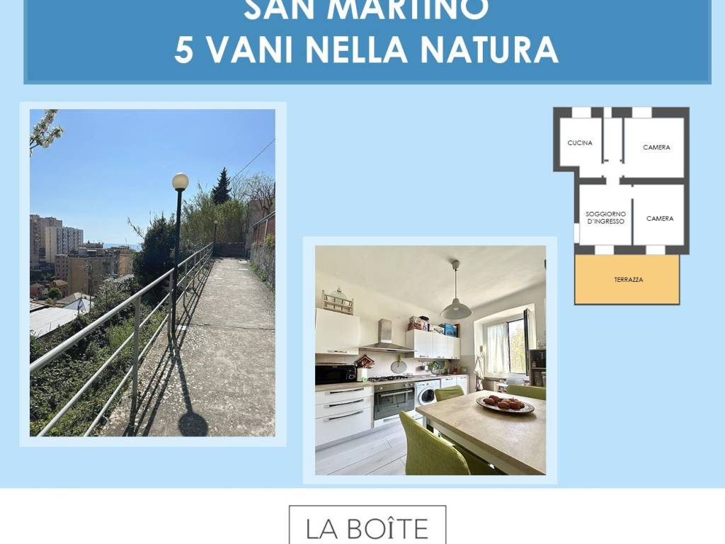 appartamento in vendita a Genova in zona San Martino