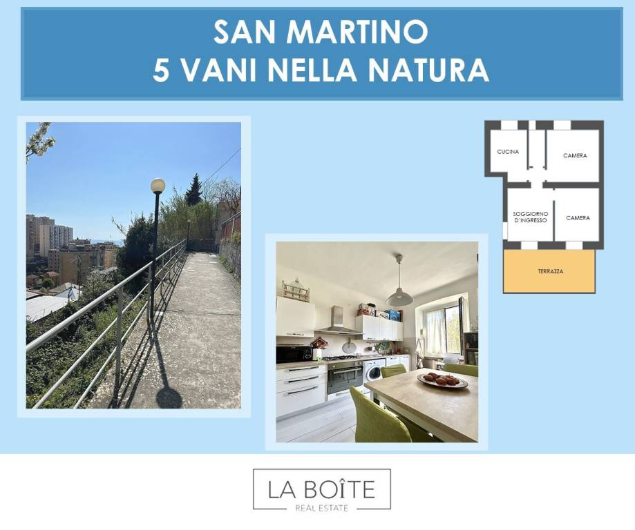 appartamento in vendita a Genova in zona San Martino
