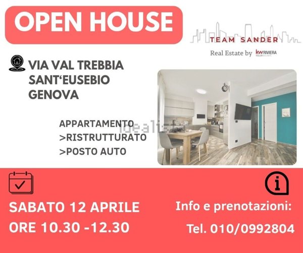 appartamento in vendita a Genova in zona San Gottardo/Sant'Eusebio
