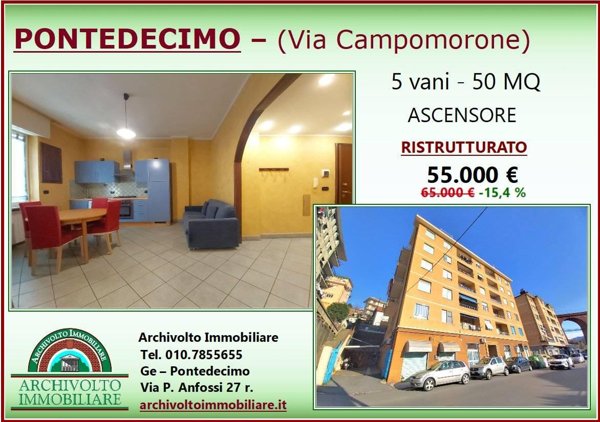 appartamento in vendita a Genova in zona Pontedecimo