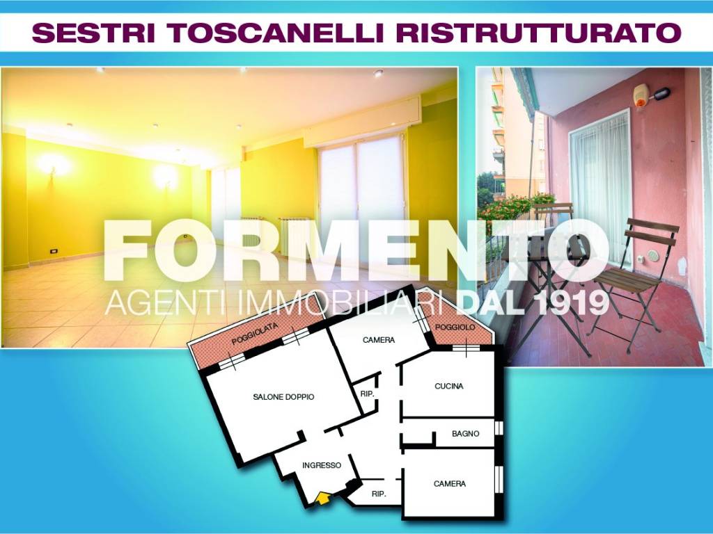 appartamento in vendita a Genova in zona Sestri Ponente