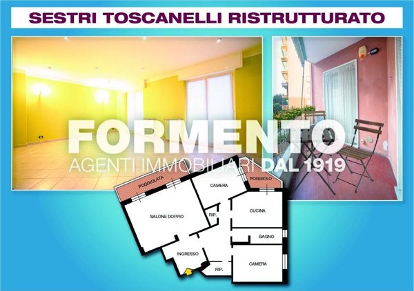 appartamento in vendita a Genova in zona Sestri Ponente