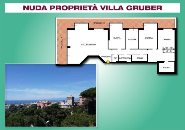 appartamento in vendita a Genova in zona Castelletto