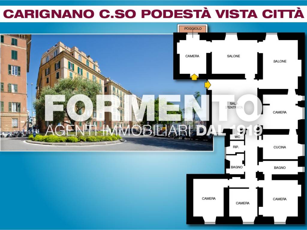 appartamento in vendita a Genova in zona Carignano