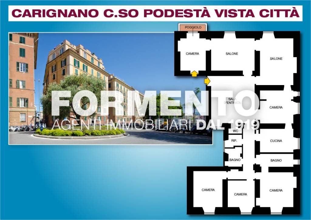 appartamento in vendita a Genova in zona Carignano