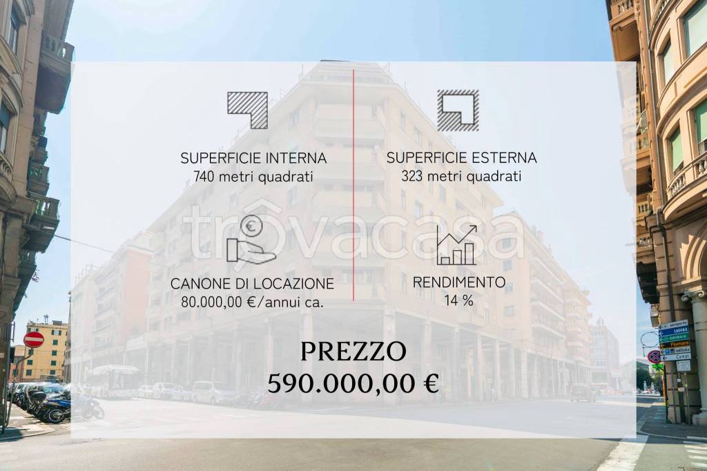 ufficio in vendita a Genova in zona Sampierdarena