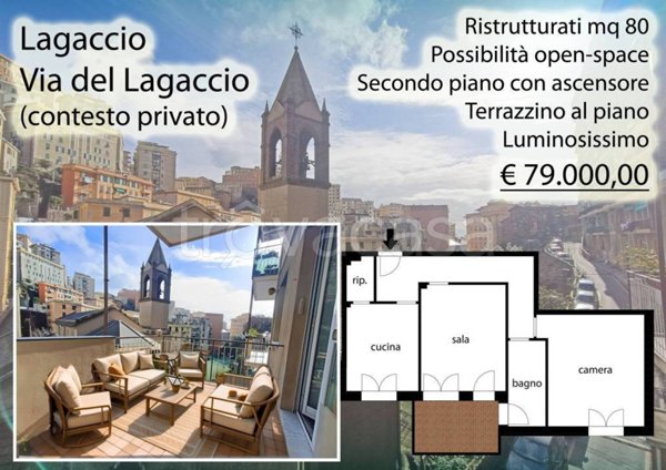 appartamento in vendita a Genova in zona Lagaccio / Granarolo