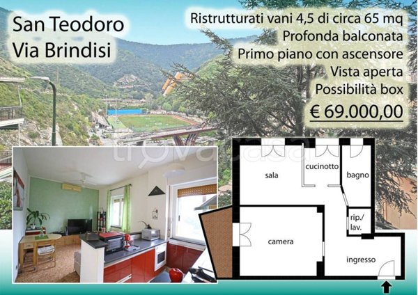 appartamento in vendita a Genova in zona Lagaccio / Granarolo