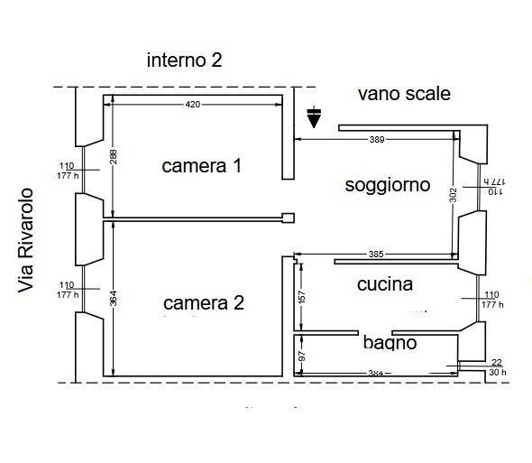 appartamento in vendita a Genova in zona Rivarolo