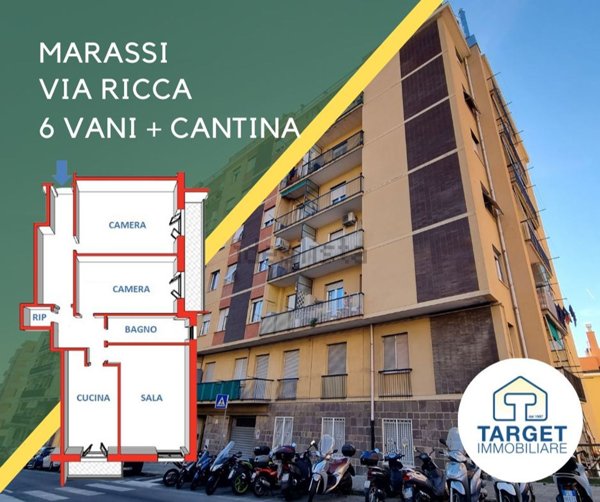 appartamento in vendita a Genova in zona Staglieno
