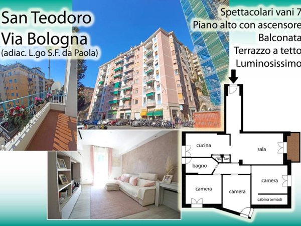 appartamento in vendita a Genova in zona San Teodoro