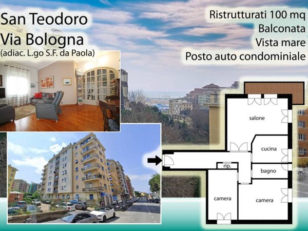 appartamento in vendita a Genova in zona San Teodoro