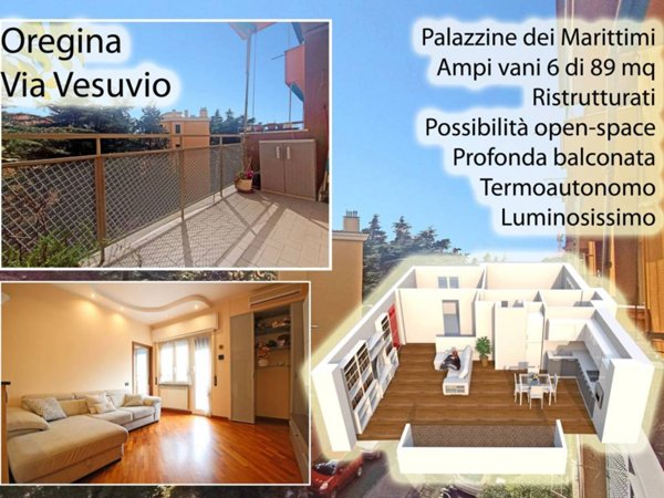 appartamento in vendita a Genova in zona Oregina